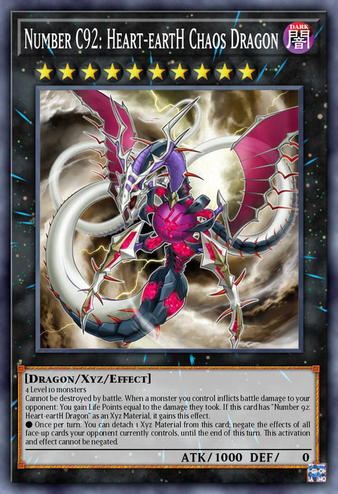 Number C92: Heart-eartH Chaos Dragon - BLC1-EN149 - Common 1st Edition