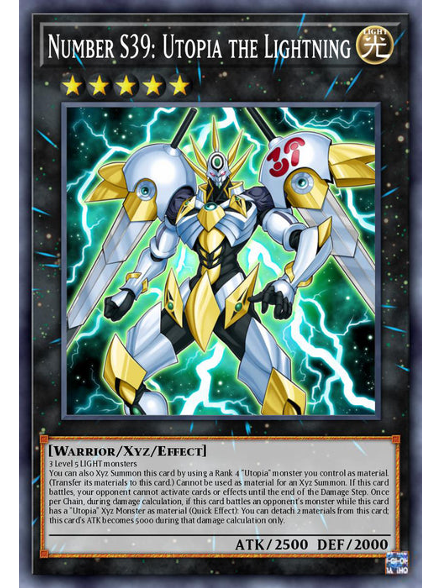 Number S39: Utopia the Lightning - BLC1-EN150 - Common 1st Edition 1