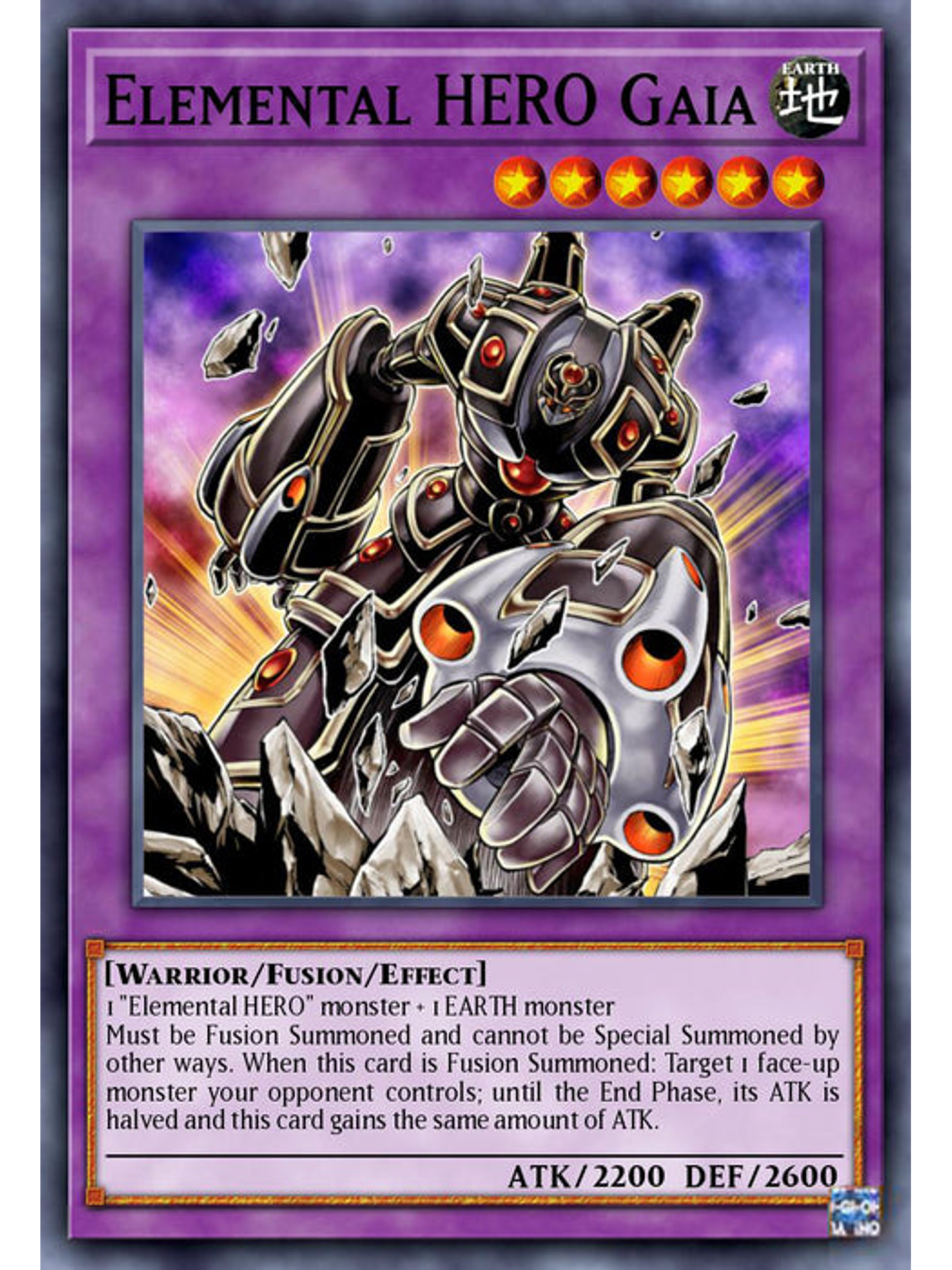 Elemental HERO Gaia - BLC1-EN154 - Common 1st Edition 1