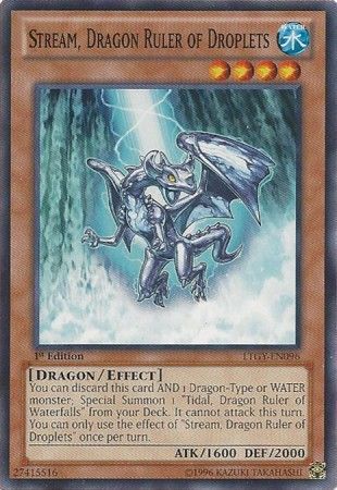 Stream, Dragon Ruler of Droplets - LTGY-EN096 - Common 1st Edition