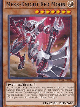 Mekk-Knight Red Moon - EXFO-EN018 - Rare 1st Edition