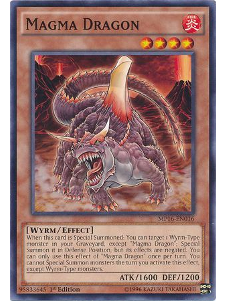 Magma Dragon - MP16-EN016 - Common 1st Edition 1