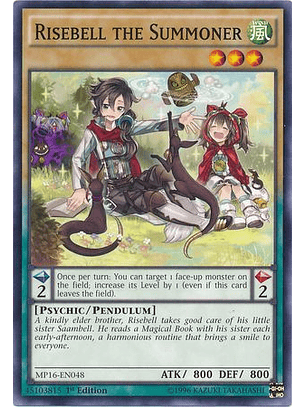 Risebell the Summoner - MP16-EN048 - Common 1st Edition