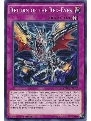 Return of the Red-Eyes - CORE-EN072 - Common 1st Edition