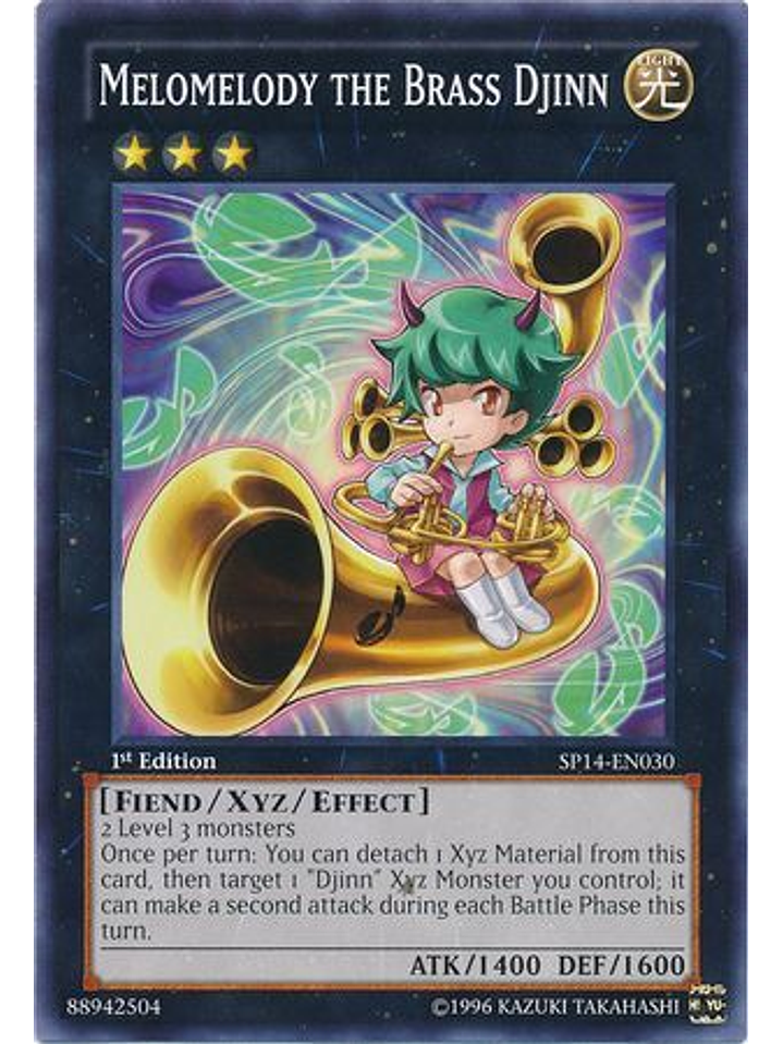 Melomelody the Brass Djinn - SP14-EN030 - Common 1st Edition 1