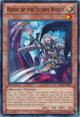 Rider of the Storm Winds - SDBE-EN007 - Common 1st Edition