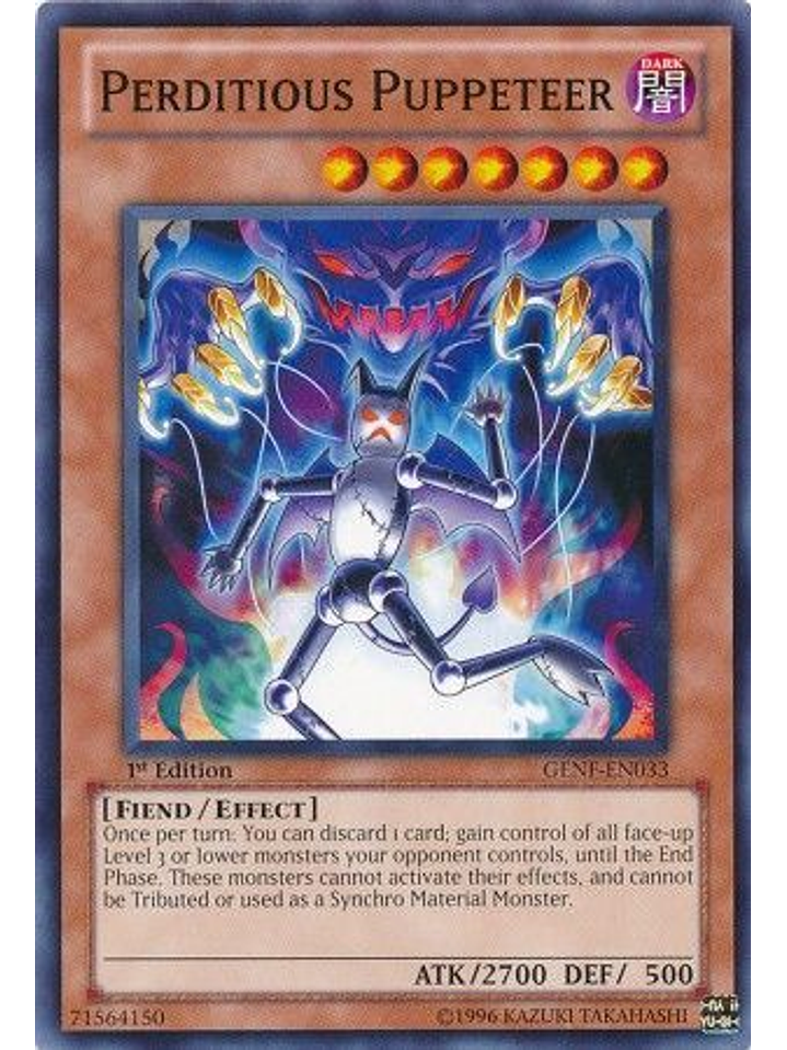 Perditious Puppeteer - GENF-EN033 - Common 1st Edition 1