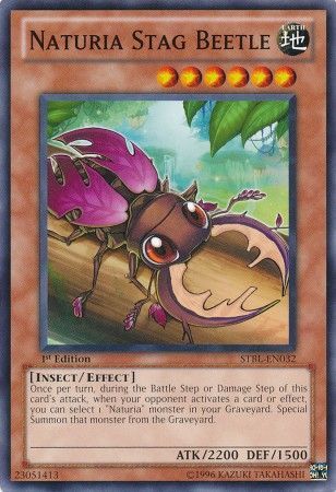 Naturia Stag Beetle - STBL-EN032 - Common 1st Edition