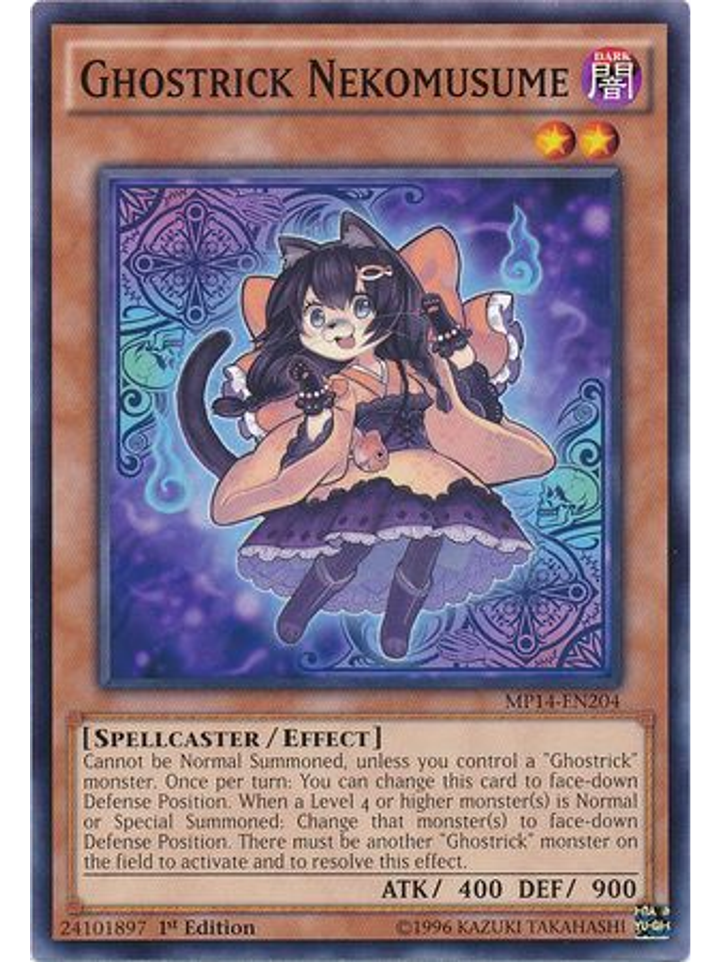 Ghostrick Nekomusume - MP14-EN204 - Common 1st Edition 1
