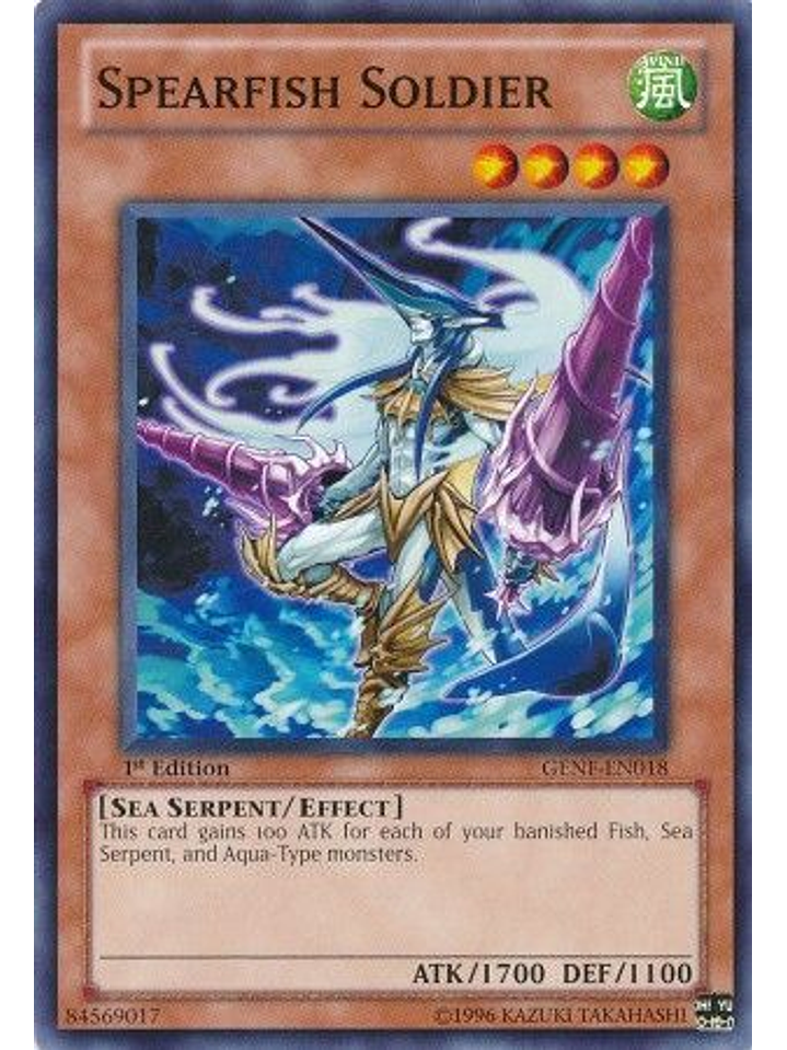 Spearfish Soldier - GENF-EN018 - Common 1st Edition 1