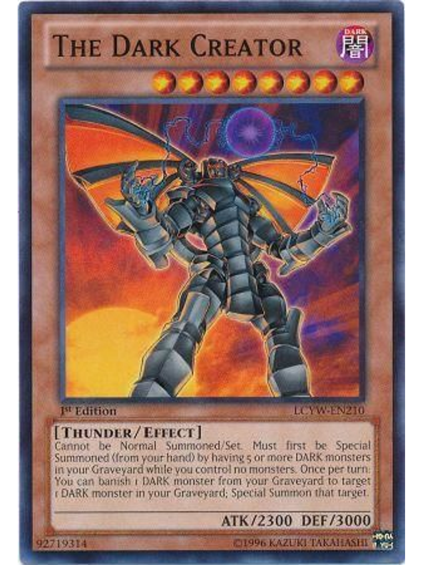 The Dark Creator - LCYW-EN210 - Common 1st Edition 1