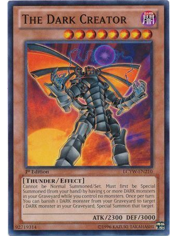 The Dark Creator - LCYW-EN210 - Common 1st Edition 1