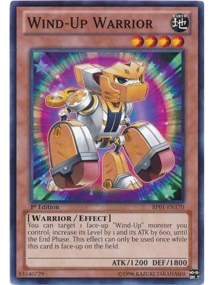 Wind-Up Warrior - BP01-EN170 - Common 1st Edition 1