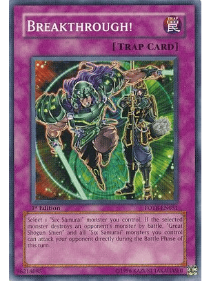 Breakthrough! - FOTB-EN051 - Common 1st Edition
