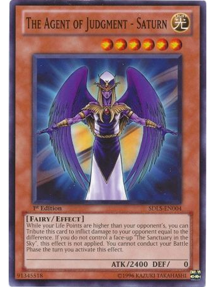 The Agent of Judgment - Saturn - SDLS-EN004 - Common 1st Edition 1