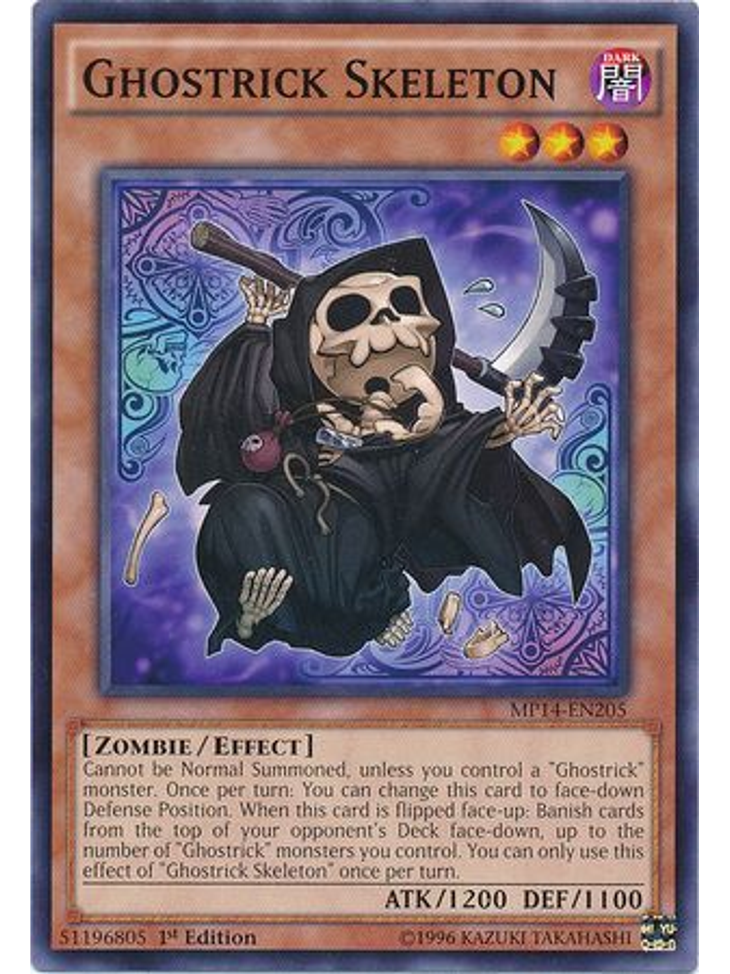 Ghostrick Skeleton - MP14-EN205 - Common 1st Edition 1