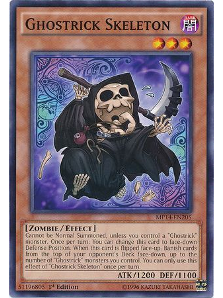 Ghostrick Skeleton - MP14-EN205 - Common 1st Edition 1