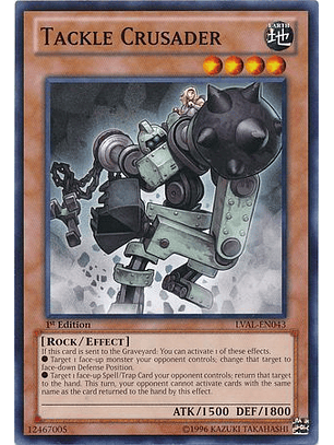 Tackle Crusader - LVAL-EN043 - Common 1st Edition