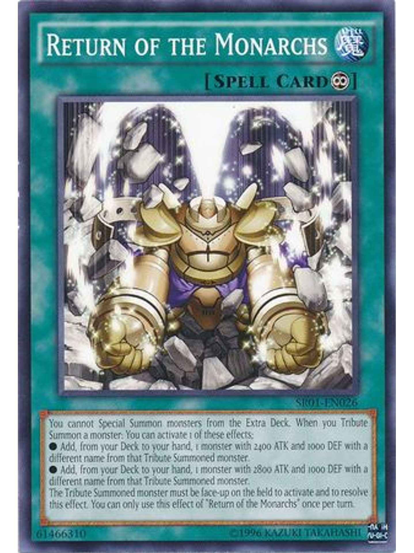 Return of the Monarchs - SR01-EN026 - Common Unlimited 1