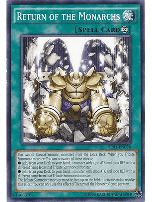 Return of the Monarchs - SR01-EN026 - Common Unlimited