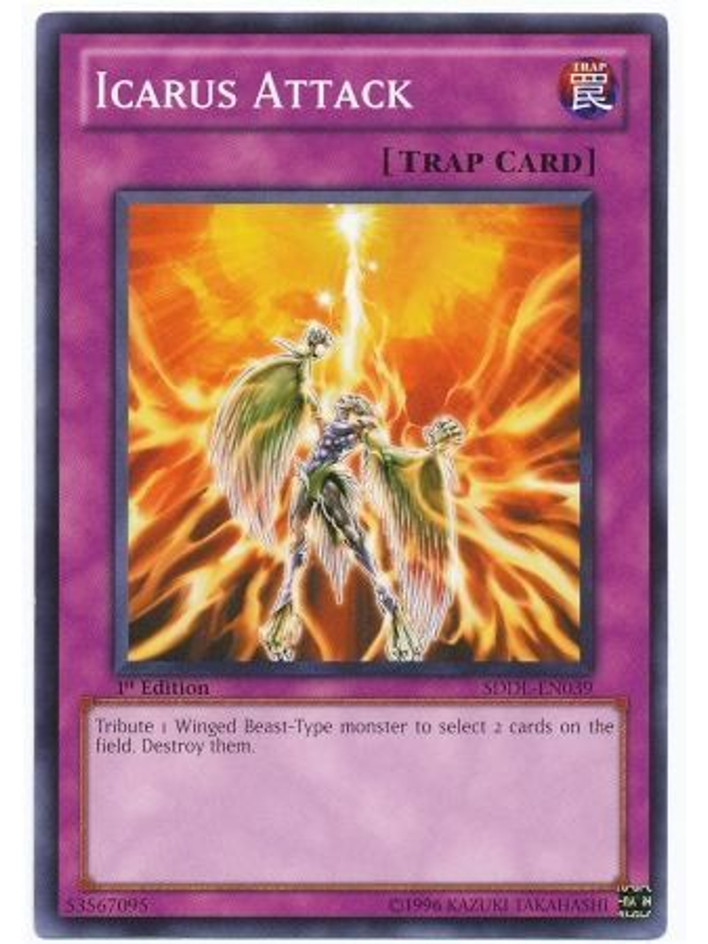 Icarus Attack - SDDL-EN039 - Common 1st Edition 1