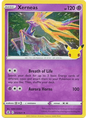 Xerneas - 12/25 - Holo Rare