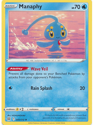 Manaphy - 041/172 - Rare