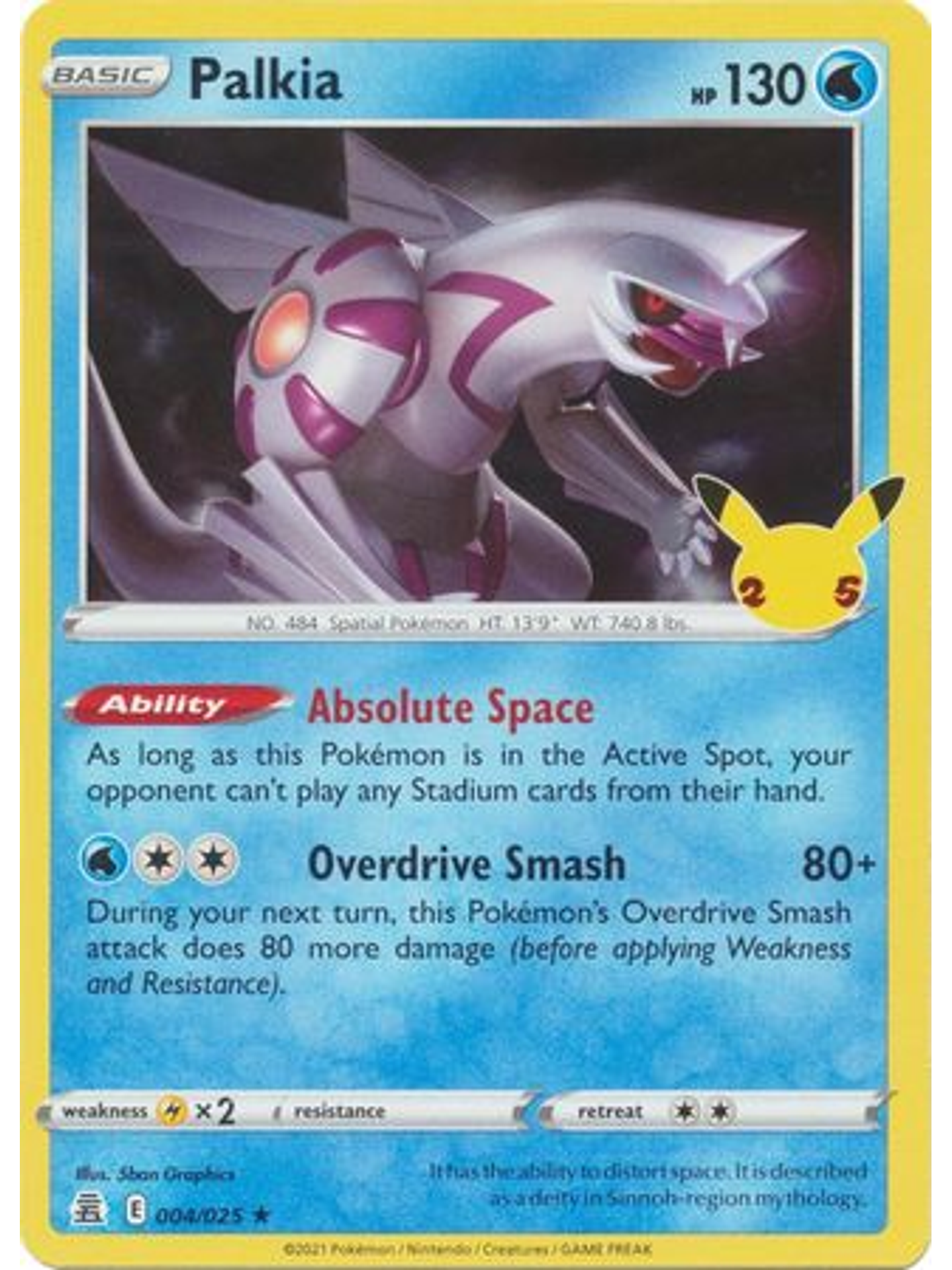 Palkia - 4/25 - Holo Rare 1