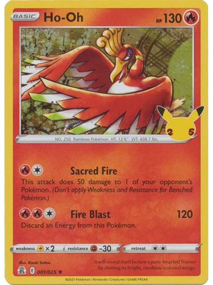 Ho-Oh - 1/25 - Holo Rare 1