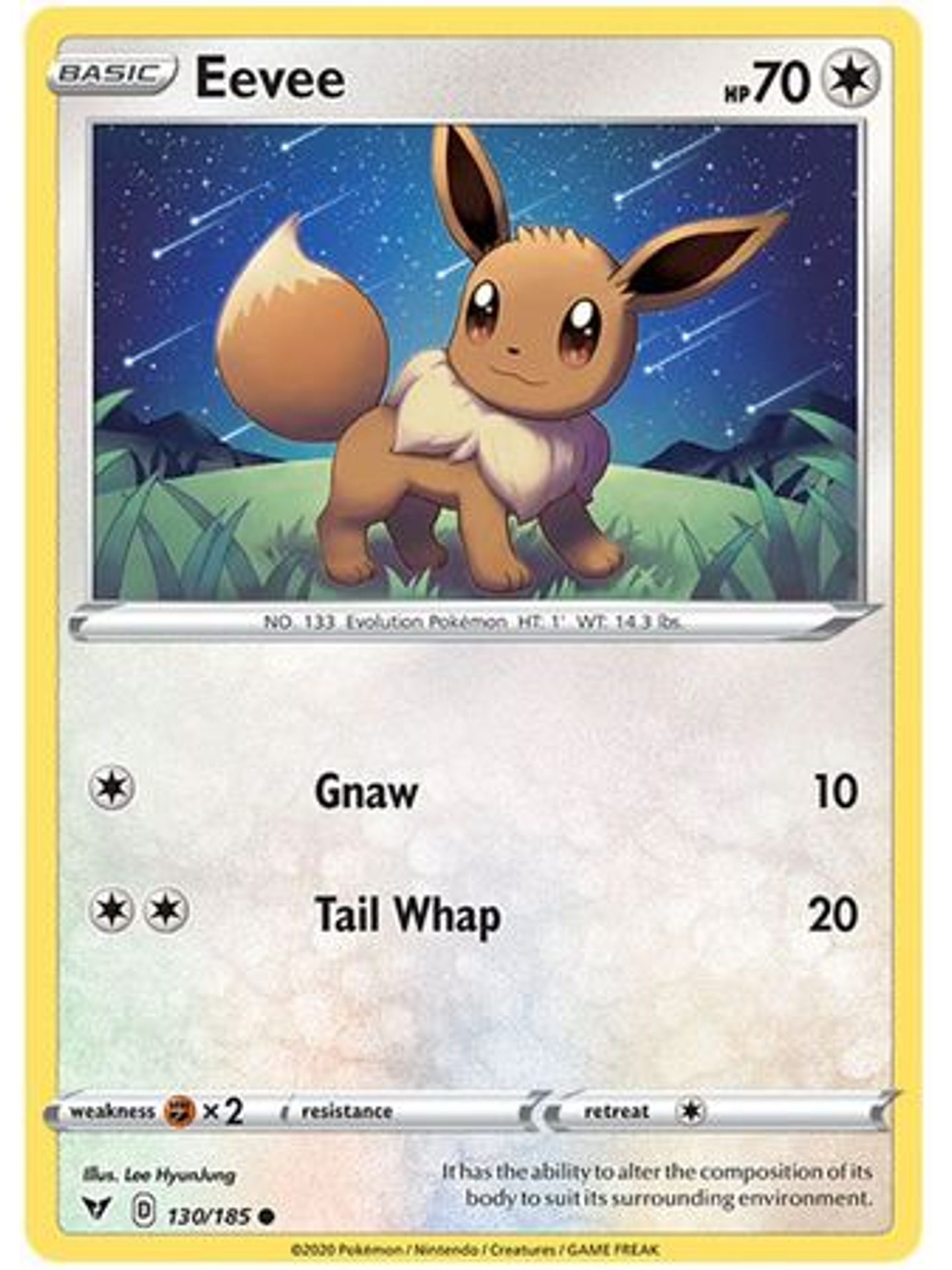 Eevee - 130/185 - Common 1
