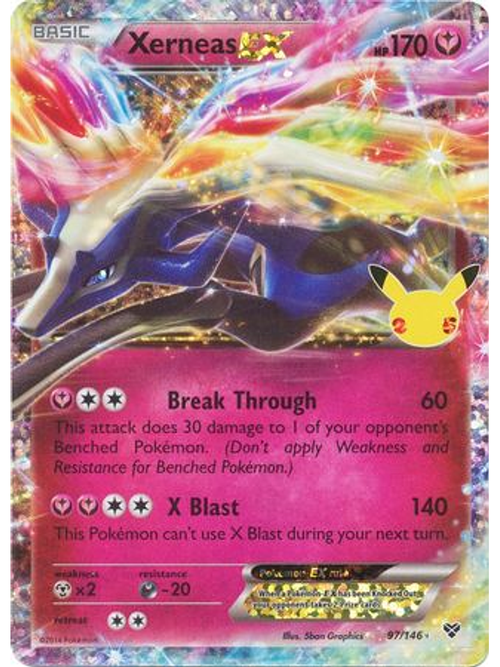 Xerneas EX - 97/146 - Ultra Rare (Classic Collection) 1