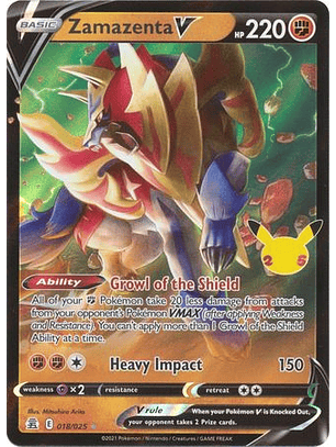 Zamazenta V - 18/25 - Ultra Rare