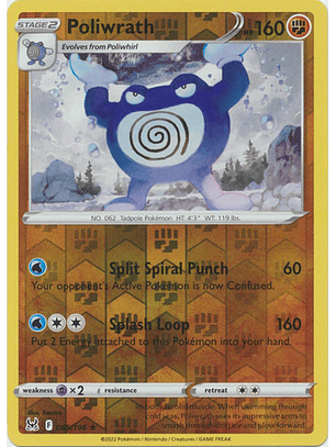 Poliwrath - 085/196 - Rare Reverse Holo