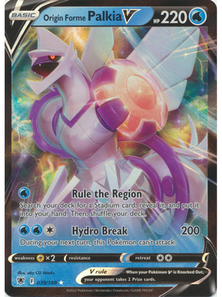 Origin Forme Palkia V - 039/189 - Ultra Rare 1