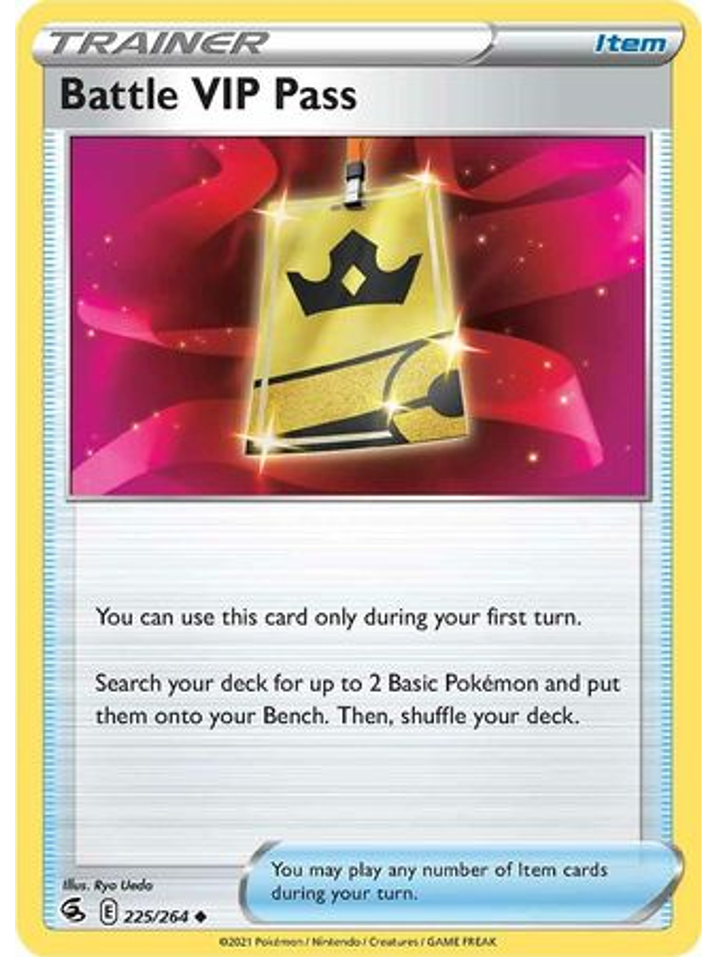 Battle VIP Pass - 225/264 - Uncommon 1