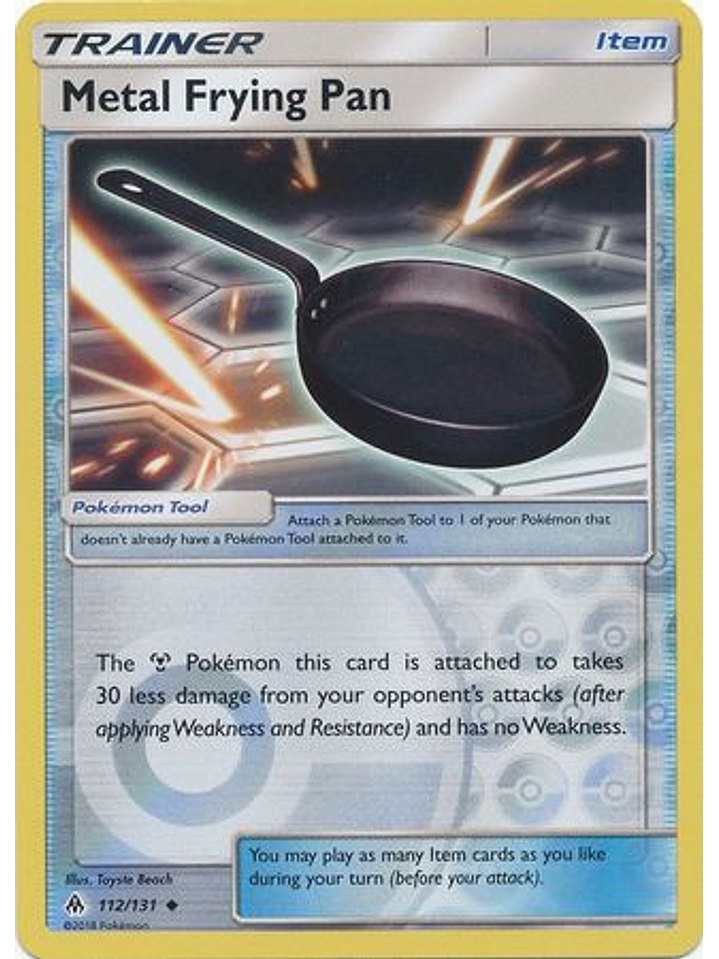 Metal Frying Pan - 112/131 - Uncommon Reverse Holo 1