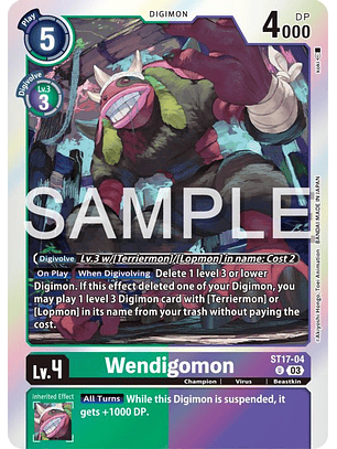 ST17-04 U Wendigomon