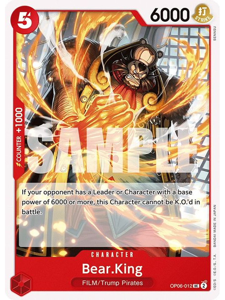 OP06-012 Bear.King 1