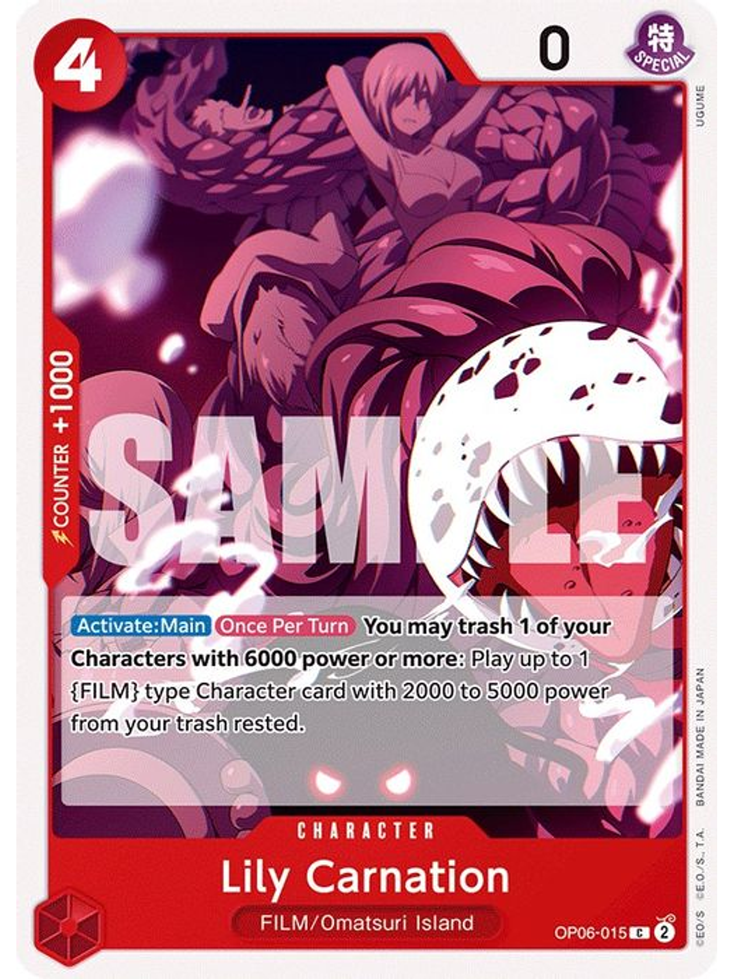 OP06-015 Lily Carnation 1