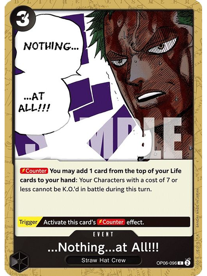 OP06-096 ...Nothing...at All!!! 1