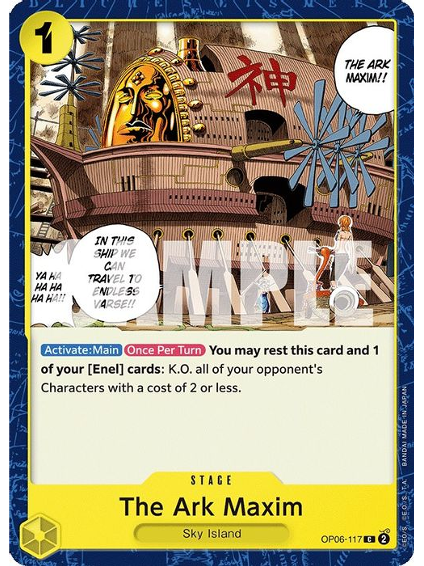 OP06-117 The Ark Maxim 1