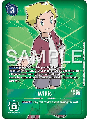 BT8-091 (Alternative Art) Willis (ST17)