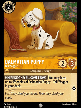 Dalmatian Puppy - Tail Wagger (4e/204)  - 004/204 - Common