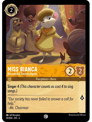 Miss Bianca - Rescue Aid Society Agent  - 010/204 - Common