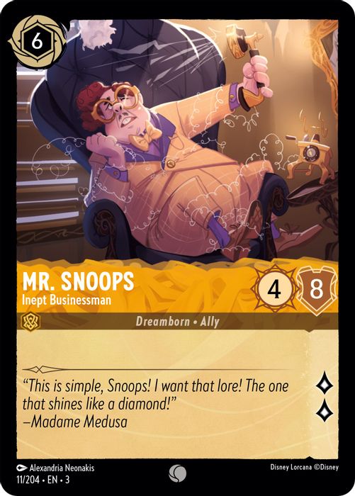 Mr. Snoops - Inept Businessman  - 011/204 - Common