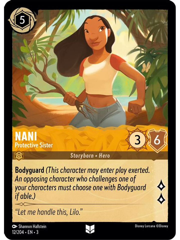 Nani - Protective Sister  - 012/204 - Uncommon 1
