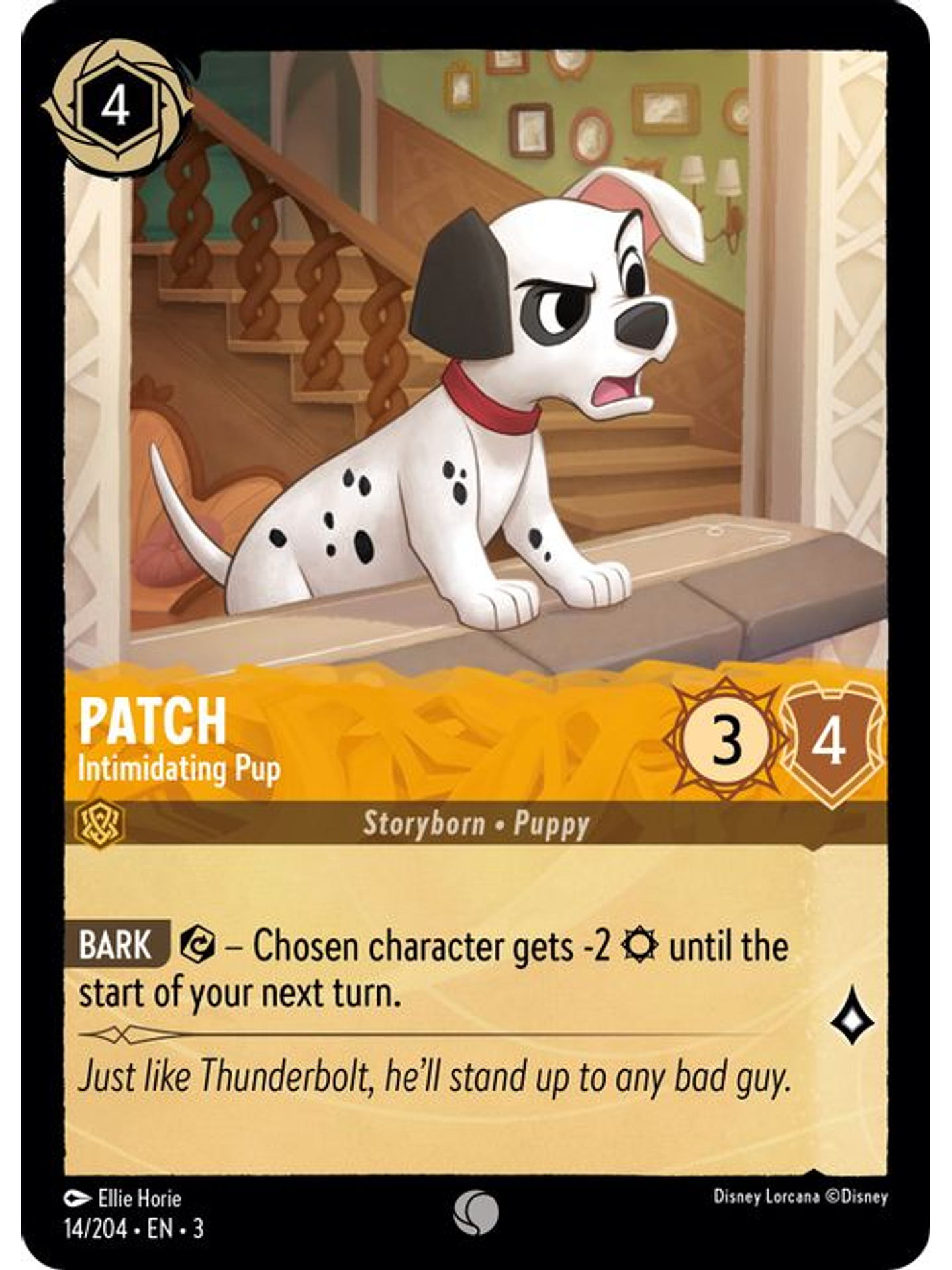Patch - Intimidating Pup  - 014/204 - Common 1