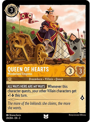 Queen of Hearts - Wonderland Empress  - 020/204 - Uncommon