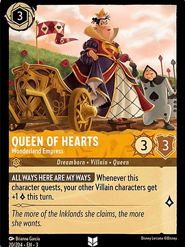 Queen of Hearts - Wonderland Empress  - 020/204 - Uncommon