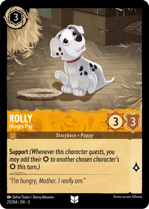 Rolly - Hungry Pup  - 021/204 - Uncommon